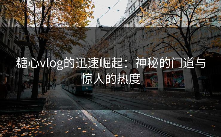 糖心vlog的迅速崛起：神秘的门道与惊人的热度